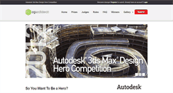Desktop Screenshot of 3dsmaxdesign.cgarchitect.com