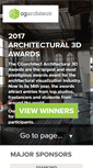 Mobile Screenshot of 3dawards.cgarchitect.com